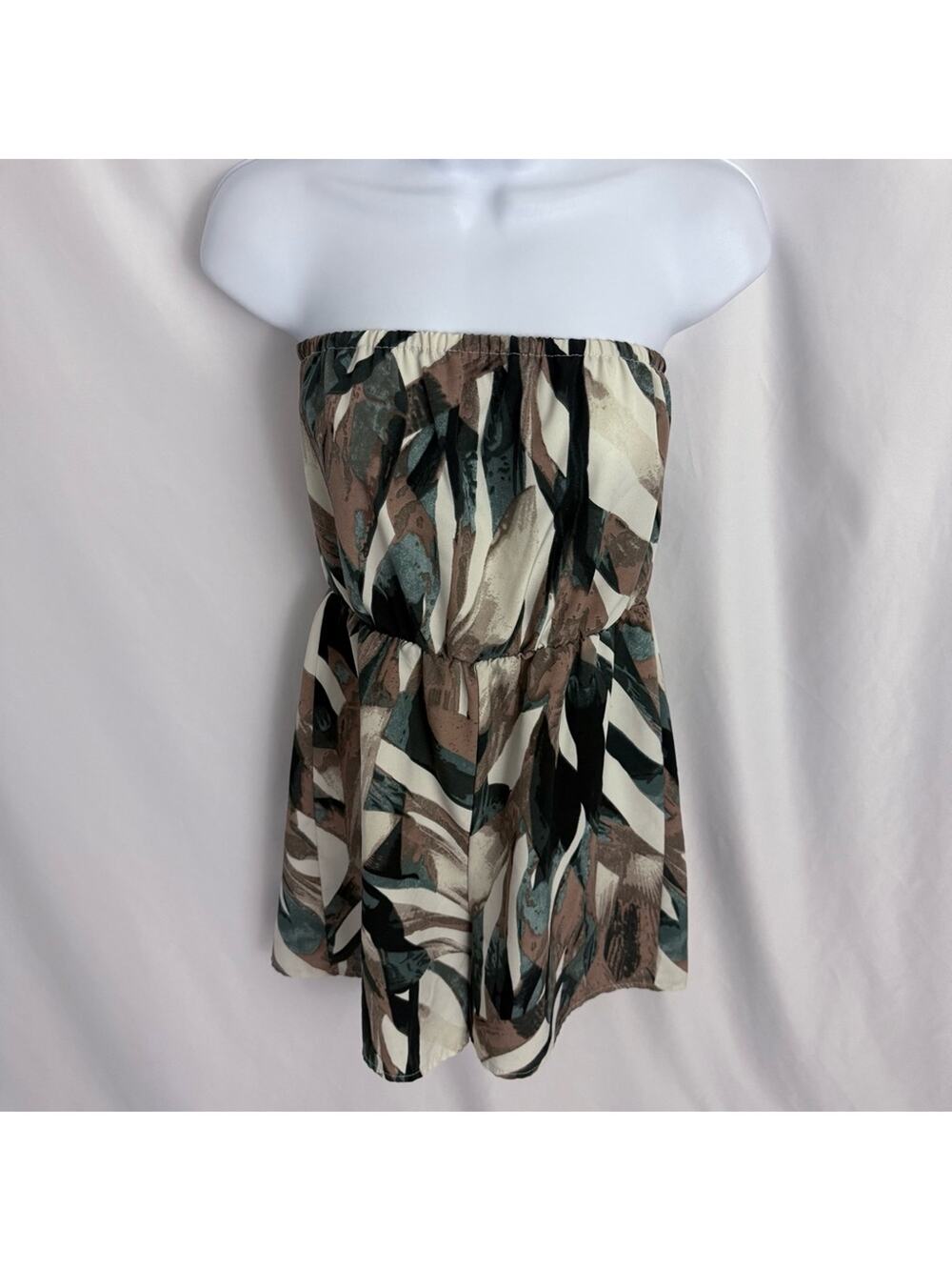 Strapless Elastic Romper Size Medium